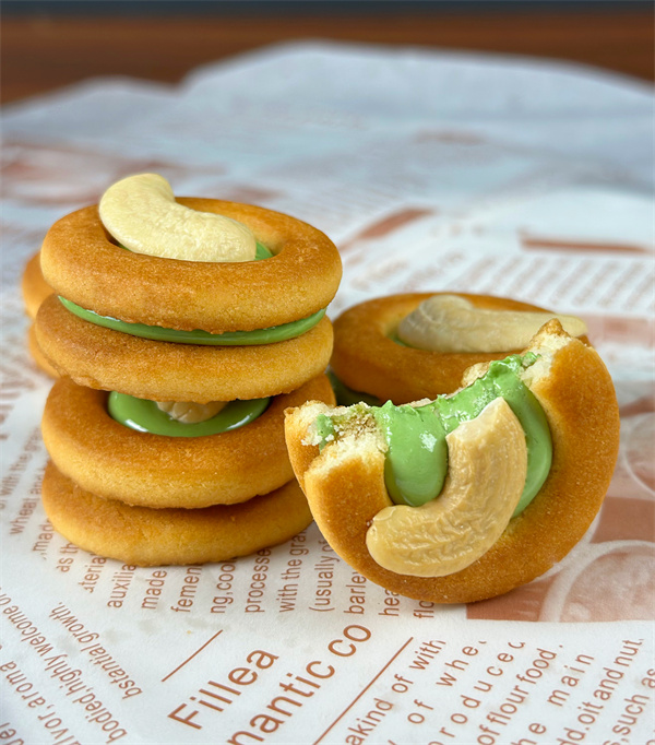 腰果小披萨型曲奇饼干